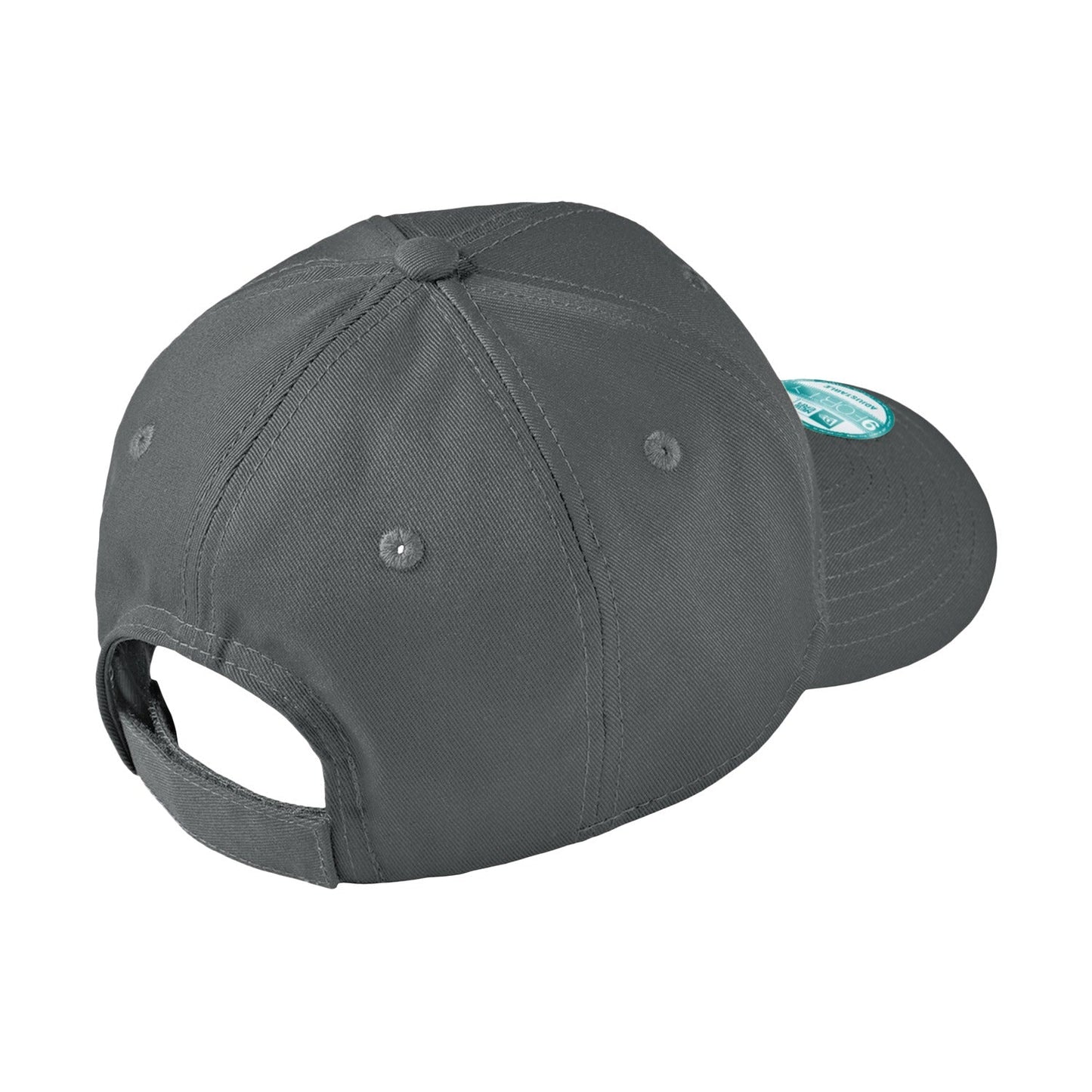 Gray cap with a logo on a white background